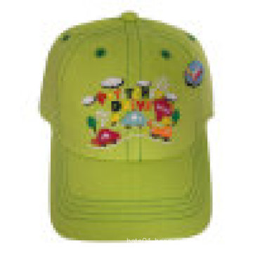 Children Baseball Cap with Applique (KD-3)